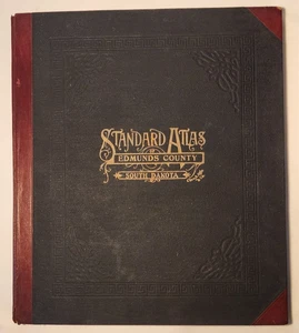 1916 EDMUNDS COUNTY SOUTH DAKOTA ATLAS GEO. OGLE MAPS, PLATS, PHOTOS - Picture 1 of 8