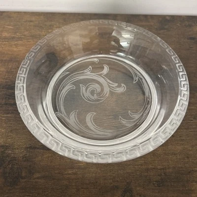 Versace  Rosenthal Deep  Bottle Coaster Crystal Round with Chips Foto 1 de 4