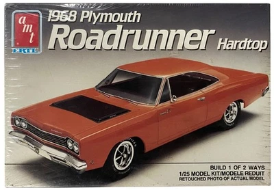 AMT/Ertl 1968 Plymouth Roadrunner Hardtop 1989 1/25 Model Kit NEW SEALED #6515 - Image 1 of 4