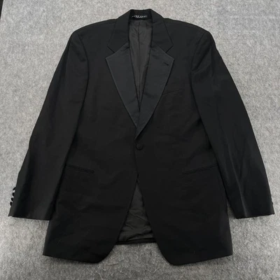 Hugo Boss Mens 42R Black Virgin Wool Blazer Super 100 - Image 1 of 4