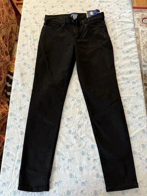 Pantalones de mezclilla para hombre negros calce relajado pierna recta talla 30x32 nuevos Foto 1 de 3