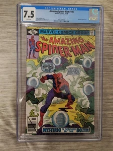 Amazing Spider-Man #198 CGC 7.5 VF- Mysterio White Pages! - Picture 1 of 2