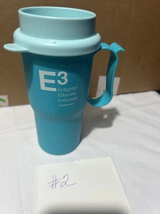 TUPPERWARE INSULATED Commuter TRAVEL COFFEE MUG CUP 16 Oz-E3 Empower #2 **New** - Picture 1 of 21