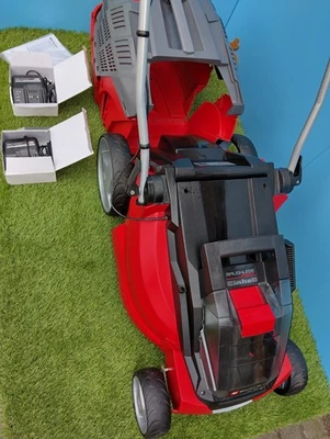 Einhell Akku Rasenmäher GE-CM 43 Li  Solo, m. 2 x Ladegerät, 43 cm Schnitt, PXC - Bild 1 von 4