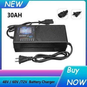 48V/60V/72V Battery Charger For Ebike Lead Acid Smart Charger - Picture 1 of 18
