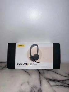 JABRA Evolve 2 65 Flex Cuffie Microsoft Teams 26699-999-899 Nuove - Foto 1 di 2