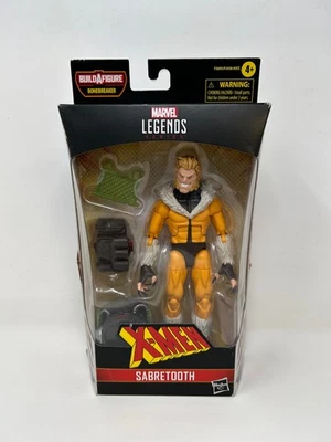 Marvel Legends Series X-Men Sabretooth Action Figure 6-Inch Collectible Toy, 3 B - Image 1 of 4