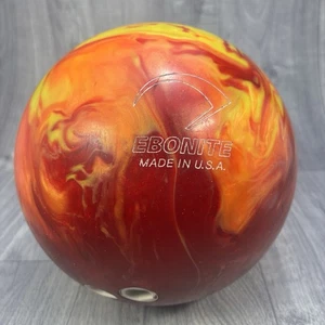 Ebonite Maxim Fireball Ten Pin Bowlingkugel rot orange 6,3 kg 14 lbs Made in USA - Bild 1 von 12
