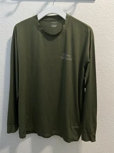 Satisfy Running Auralite  Men’s L/S T Shirt Army Green Size 2/M - Picture 1 of 4