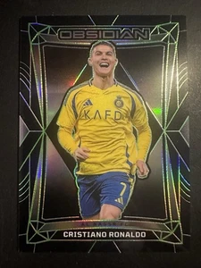 2024-25 Panini Ossidiana Cristiano Ronaldo #75 Elettrico Incisione Verde /5 🔥Al Nassr - Foto 1 di 7
