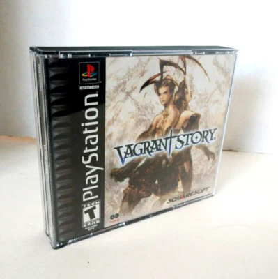 Vagrant Story (Sony Playstation 1, 2000) PS1 CIB Discos Como Nuevos Etiqueta Negra Manual Foto 1 de 4