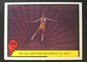 1977 FLEER "THE GONG SHOW" TRADING CARD #43 VG/EX