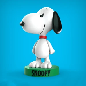 Snooppy Fan Art Hand Painted 3d Printed Action Figure  Collectible Art - Picture 1 of 4
