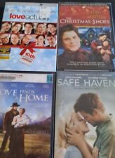 Lot of 4 Chick Flick Movies The Chrismas Shoes, Love Actually, Safe Haven