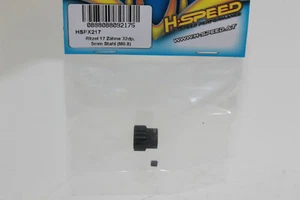 H-Speed HSPX 217 Ritzel 17 Zähne 32dp 5mm Stahl Motorritzel NEU OVP - Bild 1 von 3