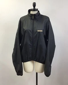 Mens Louis Garneau Vintage Windbreaker Black Jacket 🚲 - Picture 1 of 2