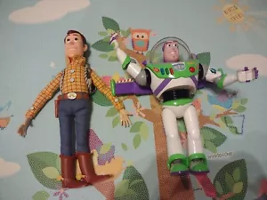 Disney Pixar Toy Story Pull String Talking Woody & Buzz **Tested & Works** - Picture 1 of 3