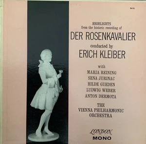 SRAUSS-DER ROSENKAVALIER HIGHLIGHTS-ORIGINAL LONDON 5615 MONO VINYL-ENGLAND - Picture 1 of 2