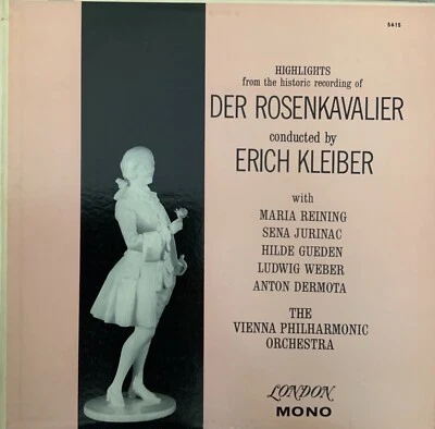 SRAUSS-DER ROSENKAVALIER HIGHLIGHTS-ORIGINAL LONDON 5615 MONO VINYL-ENGLAND - Image 1 of 2