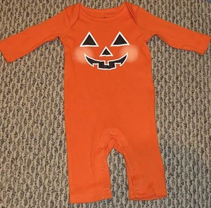 Disfraz de Halloween Unisex Body Traje Talla 0-3 M Naranja Calabaza Nuevo con Etiquetas - Imagen 1 de 1