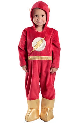 PREMIUM вспышки комбинезон Deluxe костюм DC ребенка ясельного возраста 6 9 12 18 24 месяцев 2T - Изображение 1 из 4