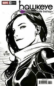 Hawkeye: Kate Bishop (2021) #3 NM Jim Cheung Headshot Sketch Variant Cover - Picture 1 of 1