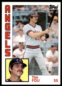 1984 Topps Tim Foli . California Angels #342