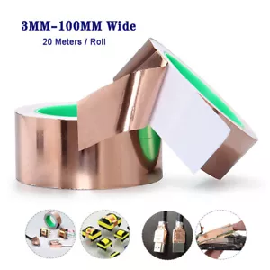 0.06mm Conductive On Both Side Copper Foil Tape Self Adhesive EMI Shielding Tape - Picture 1 of 6