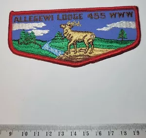 OA Lodge 455 Allegewi F7a Vintage Flap Elk Lick Council Pennsylvania Vintage BSA - Bild 1 von 2