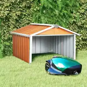 Rasenmäher Garage Mähroboter Dach Unterstand Überdachung Verzinkter Stahl vidaXL - Bild 1 von 41