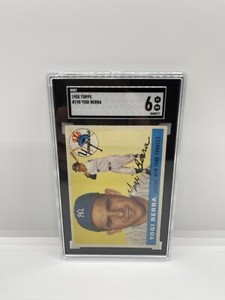 1955 Topps #198 Yogi Berra  SGC 6. Great condition. Good centering!