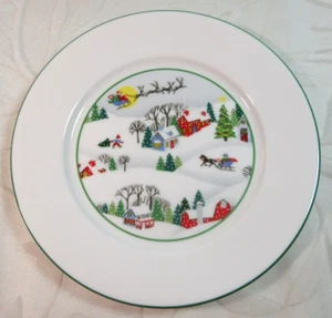 Lenox SLEIGHRIDE *1 Bread & Butter Plate(s)*  6 1/2"  Fine Bone China EXC - Picture 1 of 5