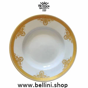 RICHARD GINORI Italy Piatto Fondo - Soup Plate 23.5cm Finiture Oro - Picture 1 of 1