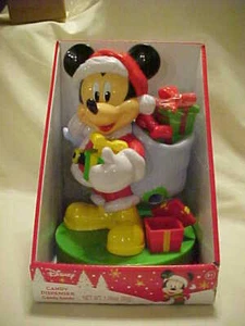 2020 DISNEY MICKEY MOUSE SANTA LIMITED EDITION 11" WEIHNACHTEN SÜSSIGKEITENSPENDER - Bild 1 von 6