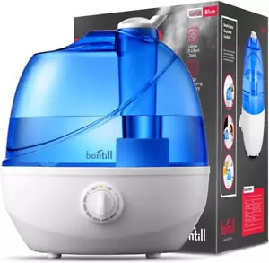 Cool Mist Humidifiers for Bedroom & Large Room (2.5L Water Tank) Quiet Ultrasoni - Picture 1 of 9