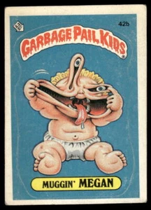 Topps GBK Series 2 1985 #42b Muggin' Megan espalda brillante 2 estrellas ** En muy buen estado - Imagen 1 de 2