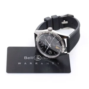 Bell & Ross BRV123-BL-GMT GMT Automatic Men's Watch Warranty Card Round Black - Picture 1 of 7