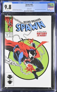 SPAWN #301 (2019) CGC 9.8 AMAZING SPIDER-MAN 301 HOMAGE VARIANT TODD MCFARLANE - Picture 1 of 2