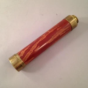 Antikes Teleskop aus Holz & Messing Spionageglas Captain Marshall 14 Reg Dollond London - Bild 1 von 12