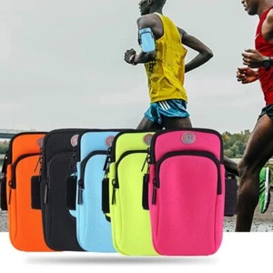 Black Blue Green Sports Armband Phone Case Running Accessories Universal - Zdjęcie 1 z 14