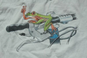 T-shirt vintage Primal Wear maglietta ciclismo rana L - Foto 1 di 5