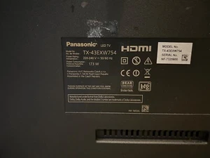 Panasonic TX-43EXW754 Ultra HD Ferseher gebraucht - Bild 1 von 1