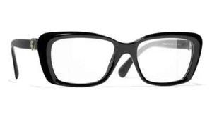 Chanel Eyeglasses 3467 622 Black Frames Glasses Optical Women Eyewear 54-17-140 - Picture 1 of 4