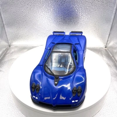 Motor Max Pagani Zonda C12 Azul Die Cast, Escala: 1/18 Nº 73147, falta rueda Foto 1 de 4