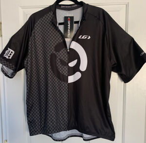 NTW Louis Garneau Men's Cycling Jersey Size 3XL Black/Gray 8M20839