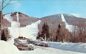 1964 VT Rutland Pico Peak esquí esquí pendiente vista autos de colección postal NA03 - Imagen 1 de 2