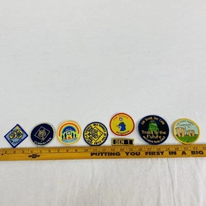 Lot Of Assorted Cub Scout Patches From The 80s  7 Patches In Total Incl Camping - Picture 1 of 11