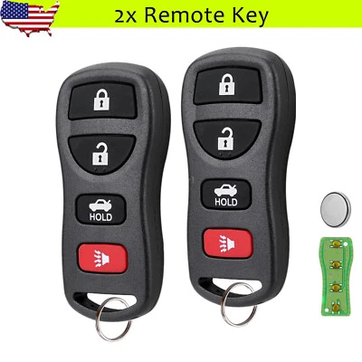 2 For 2002 2003 2004 2005 2006 Nissan Maxima Altima Keyless Entry Remote Key Fob - Image 1 of 4