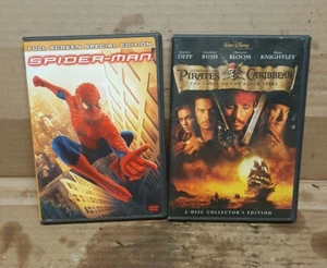 Spider-Man (DVD ~ 2-Disc Set) & Pirates of the Caribbean (DVD~ 2-disc set) #12 - Picture 1 of 8