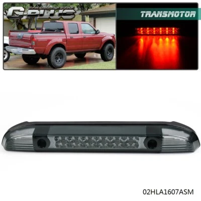 Apto para Nissan Frontier 2001-04 Ahumado Trasero LED Tercera Tercera Luz de Freno Lámpara de Carga Foto 1 de 4